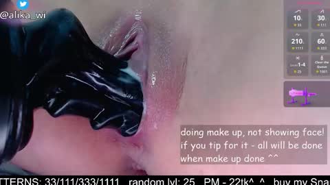 Alika  online show from November 23, 2:03 am