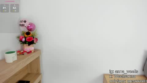  Anna Weells  online show from April 2, 9:12 pm