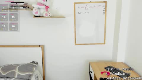  Anna Weells  online show from March 6, 9:10 pm