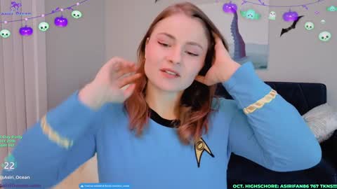 Snapshot of asiri_ocean chatting on October 11, 2:05 am Asiri pronounced Ah-siri Please no nicknames 3 online show from October 11, 2:05 am