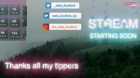 Bella Bradford online show from October 29, 2:05 am