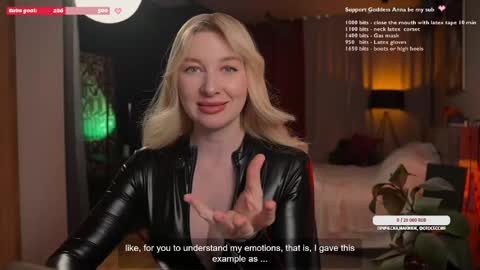 Anna online show from April 13, 2:40 pm