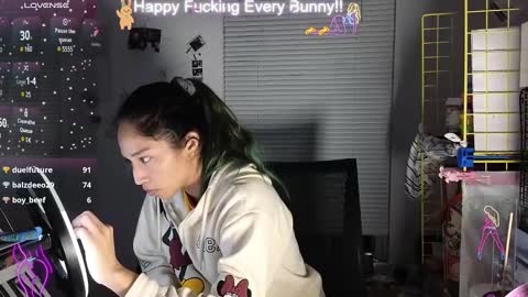 Tokki  bunny  online show from December 14, 2:22 am