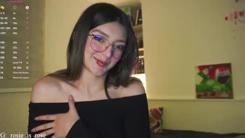 Snapshot of call_me_rosie chatting on January 25, 1:10 am   online show from January 25, 1:10 am