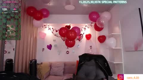 Caro Fisher online show from February 18, 1:00 pm