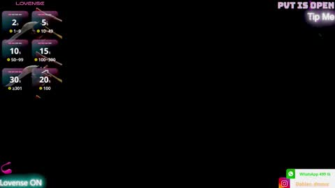 Dahiana  online show from November 22, 11:13 am