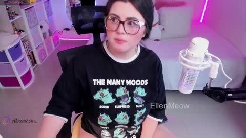 Snapshot of ellen_meow chatting on January 10, 10:28 am Meow in da house  . online show from January 10, 10:28 am