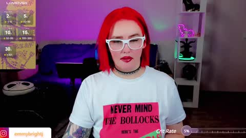 Snapshot of emmybrightj_ chatting on December 16, 10:29 am Emmy Bright     50  online show from December 16, 10:29 am