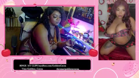 Goddess Cocoa online show from March 21, 8:19 am