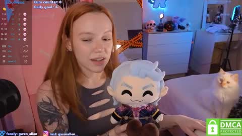 Snapshot of gwen_allen chatting on October 22, 12:48 am I am Gwen  online show from October 22, 12:48 am