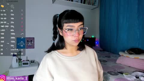 Snapshot of karla__1 chatting on January 13, 3:01 am Ill be on at sunday see u Lynn  Could u help me to reach 100 Thmbs upp plssss   Independent girl 3 online show from January 13, 3:01 am