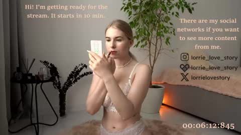 Snapshot of lorrie_love_story chatting on February 12, 4:00 pm Lorrie online show from February 12, 4:00 pm