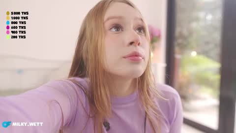 milky_0 online show from April 6, 5:14 pm