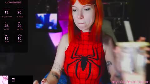 Snapshot of mimibunxo chatting on November 1, 4:38 am Mimi Bunny online show from November 1, 4:38 am