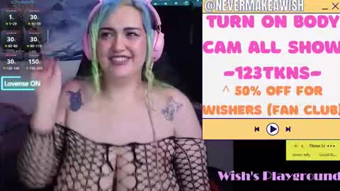 Wishs Playground online show from February 27, 6:30 pm