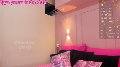 SaraAvila  online show from January 1, 11:07 pm