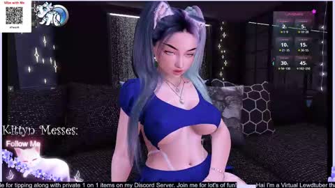 Snapshot of sassykittyn chatting on October 22, 5:23 am Sassy Sami Kittyn online show from October 22, 5:23 am