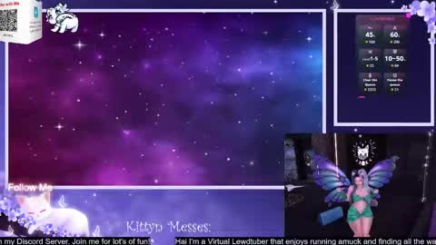 Snapshot of sassykittyn chatting on October 28, 5:35 am Sassy Sami Kittyn online show from October 28, 5:35 am
