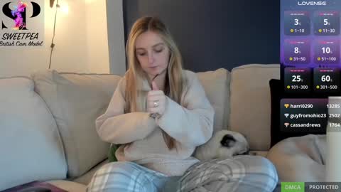 short sweetpea online show from January 29, 11:30 am