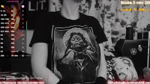 Allmylinkssilentmary666 online show from October 10, 2:05 am