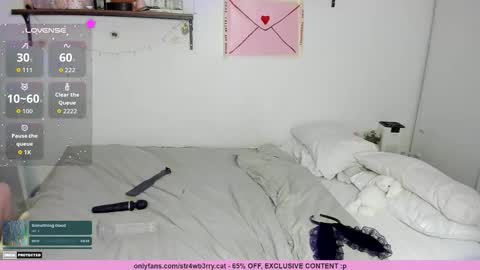 Snapshot of str4wb3rrycat chatting on October 31, 11:58 am kat online show from October 31, 11:58 am