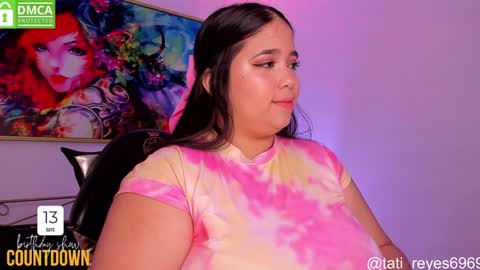Snapshot of tati_reyes chatting on January 21, 1:00 pm Tatiana --- Schedule Monday to Sundays 800 to 200 UTC-5 online show from January 21, 1:00 pm