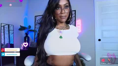 Snapshot of tatted_vixen chatting on October 28, 7:08 pm Tatted Queen online show from October 28, 7:08 pm