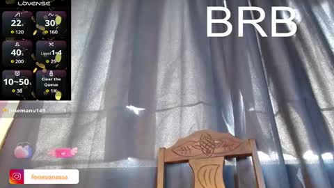 vanessafoox online show from March 11, 6:30 pm