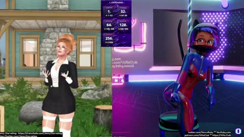 Snapshot of vexruby chatting on January 4, 2:03 am Vex Ruby online show from January 4, 2:03 am