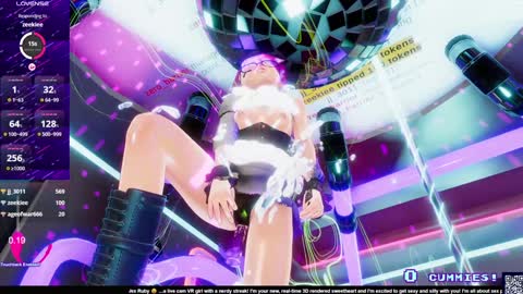 Snapshot of vexruby chatting on January 25, 2:15 am Vex Ruby online show from January 25, 2:15 am