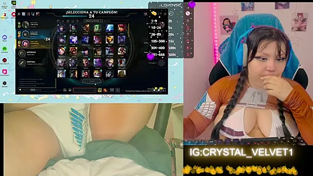 crystal7u7 online show from September 12, 7:32 pm