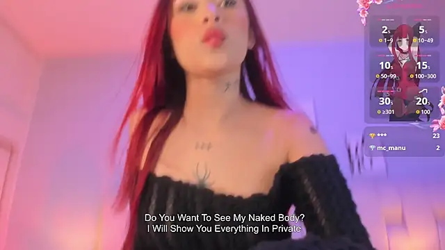 SkinnyFoxy online show from July 7, 7:27 pm