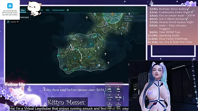 Snapshot of SassyKittyn chatting on September 17, 5:05 am SassyKittyn online show from September 17, 5:05 am