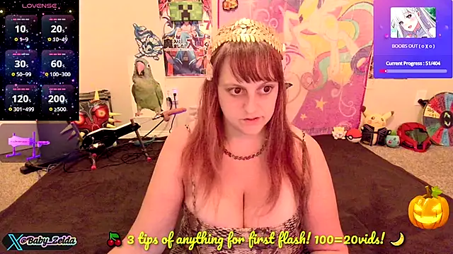 BabyZelda online show from October 31, 3:52 am