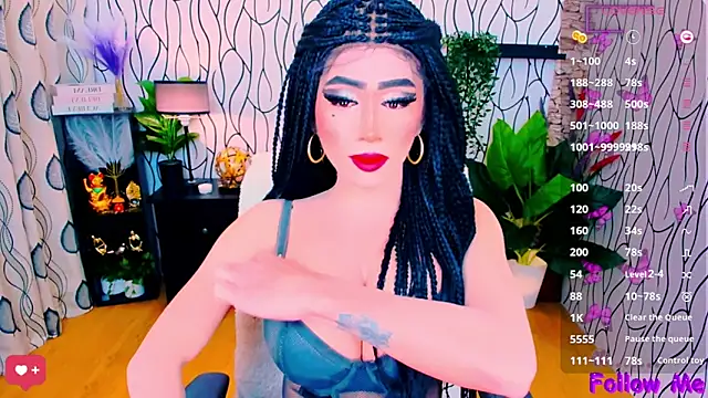 TwittyGIRL giFTED exotic online show from March 23, 8:15 pm