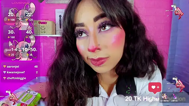 hanna  azumi online show from October 18, 4:15 am