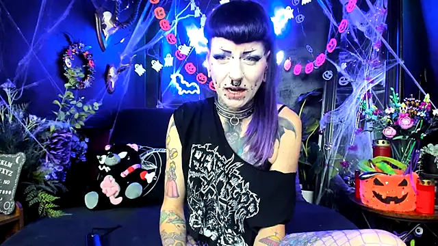 Purple Coffin666 online show from October 8, 6:45 pm