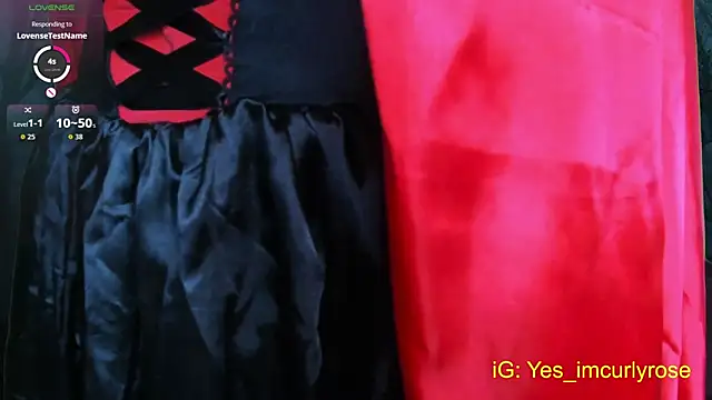 CurlyRose   online show from October 29, 12:15 am