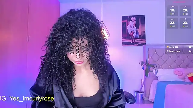 CurlyRose   online show from January 17, 9:44 pm