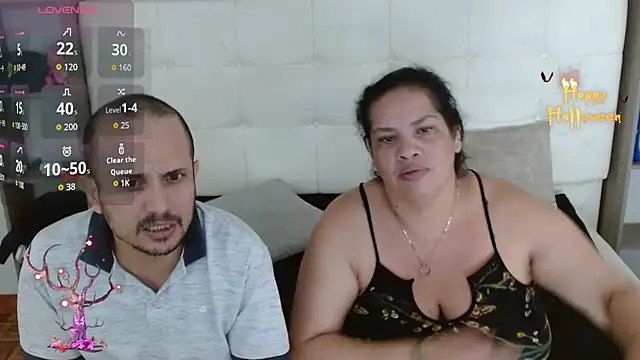 Candy and Jh0n online show from October 23, 4:07 am