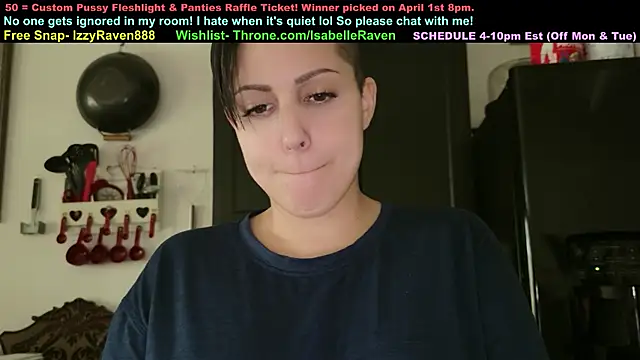 IsabelleRaven online show from March 27, 6:08 pm