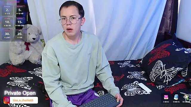 Tina 4 Charlie online show from September 20, 1:20 pm