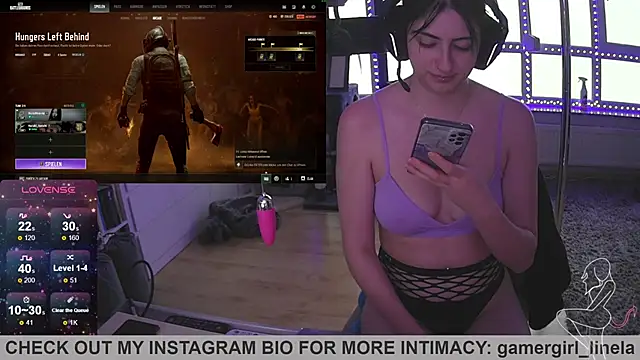 Gamergirl-Linela online show from October 4, 4:00 pm