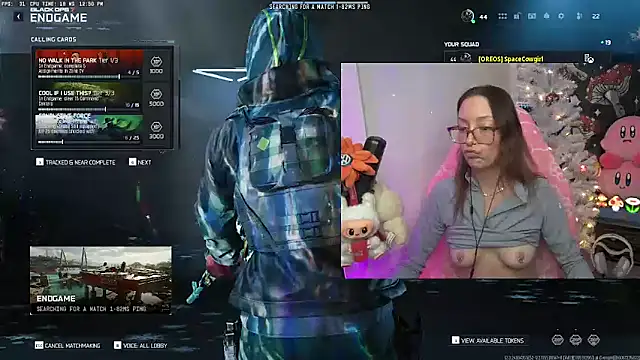 SpaceCowWhore online show from December 17, 5:50 pm