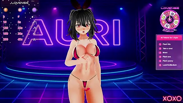 Auri Hikaru online show from January 14, 7:41 pm