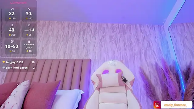 Emely florence  online show from March 30, 8:30 pm