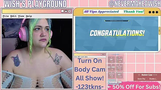 nevermakeawish online show from March 1, 4:50 pm