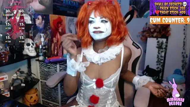 Snapshot of bunniikimi chatting on October 29, 2:31 pm bunniikimi online show from October 29, 2:31 pm