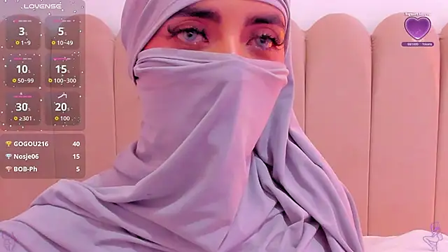 Jasmin hamdan online show from October 15, 1:19 am