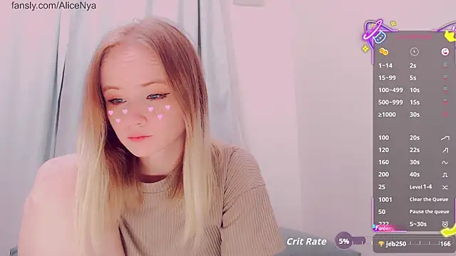 AliceNya cute online show from December 21, 6:06 am